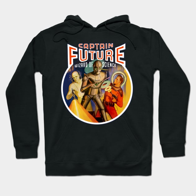 Captain Future Hoodie by Trazzo